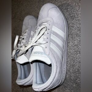 grey adidas sneakers